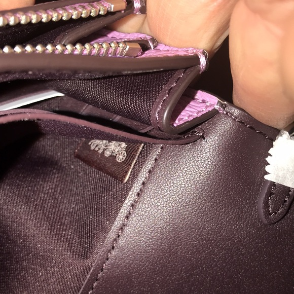 Coach leather fold over crossbody - Picture 13 of 16